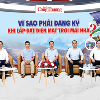 Thuận lợi hóa thủ tục đăng ký để khuyến khích lắp đặt điện mặt trời mái nhà