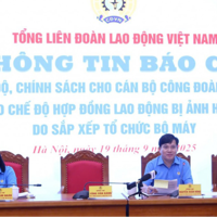 Dự kiến chi hơn 400 tỷ đồng hỗ trợ cán bộ công đoàn nghỉ việc