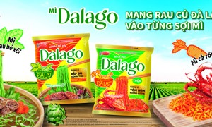 Acecook Việt Nam ra mắt mì ăn liền Dalago từ rau củ Đà Lạt