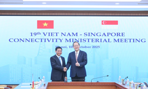 Chùm ảnh: Hội nghị Bộ trưởng về Kết nối kinh tế Việt Nam - Singapore 