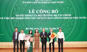 Bộ trưởng Bộ Tài chính bổ nhiệm hai Phó Chủ tịch Ủy ban Chứng khoán Nhà nước