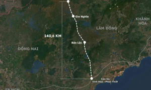 Đề xuất đầu tư Dự án cao tốc Gia Nghĩa - Bảo Lộc - Phan Thiết quy mô 4 làn xe