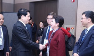 Chủ tịch nước Lương Cường tiếp Nhà sáng lập Tập đoàn MEBO International