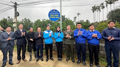 Tuổi trẻ Thái Nguyên góp sức trẻ xây dựng nông thôn mới