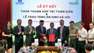 Vietcombank đồng hành cùng Bệnh viện K hiện đại hóa bệnh án điện tử