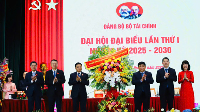 ĐẠI HỘI ĐẠI BIỂU ĐẢNG BỘ BỘ TÀI CHÍNH LẦN THỨ I, NHIỆM KỲ 2025-2030