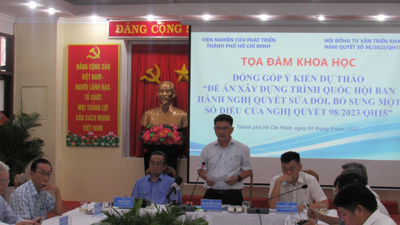 TP. Hồ Chí Minh: Đề xuất hai nội dung quan trọng sửa đổi Nghị quyết số 98