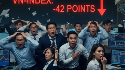 Tâm lý bán tháo phủ bóng, VN-Index mất hơn 42 điểm phiên 8/9