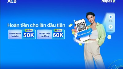 Cùng NAPAS thanh toán hóa đơn trên ACB ONE, nhận ngay hoàn tiền hấp dẫn