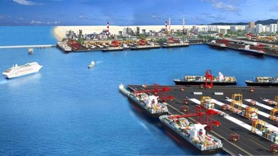 Tháng 11 sẽ hoàn thành bến số 1 Khu cảng biển Mỹ Thủy