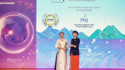 PNJ đạt giải thưởng JWA về phát triển bền vững