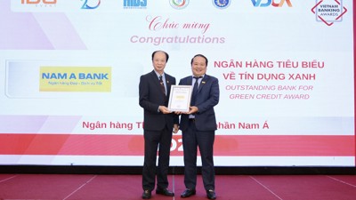 Nam A Bank giành cú đúp giải thưởng tại lễ trao giải Ngân hàng Việt Nam tiêu biểu 2025 