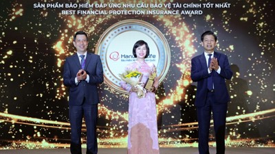 Hanwha Life được vinh danh có “Sản phẩm bảo hiểm đáp ứng nhu cầu bảo vệ tài chính tốt nhất”
