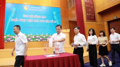Kho bạc Nhà nước phát động phong trào ủng hộ đồng bào vùng bị thiên tai