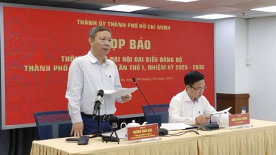 TP. Hồ Chí Minh: Phấn đấu tốc độ tăng trưởng GRDP bình quân đạt 10 - 11%/năm giai đoạn 2025 - 2030