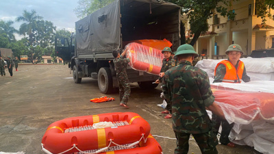 Kịp thời xuất cấp nhiều vật tư, thiết bị hỗ trợ Lạng Sơn khắc phục hậu quả mưa lũ