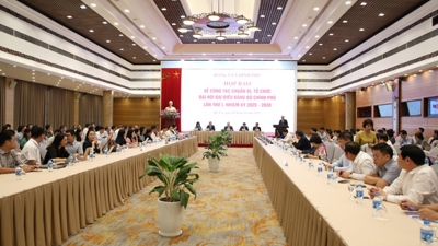 Tổng Bí thư Tô Lâm sẽ dự và chỉ đạo Đại hội đại biểu Đảng bộ Chính phủ lần thứ I