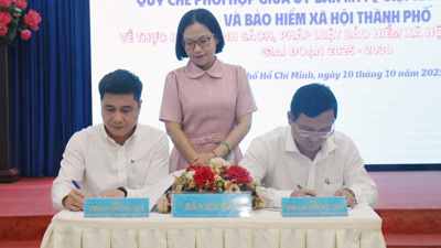 TP. Hồ Chí Minh: Ký kết phối hợp thực hiện chính sách bảo hiểm xã hội giai đoạn 2025 - 2030