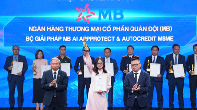 MB nhận giải thưởng Chuyển đổi số Việt Nam 2025