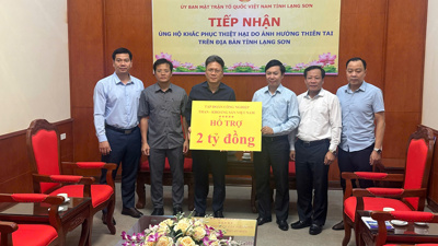 TKV ủng hộ 10 tỷ đồng hỗ trợ các tỉnh miền núi phía Bắc khắc phục hậu quả thiên tai