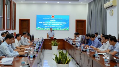 Khánh Hòa: Nghiên cứu xây dựng phần mềm theo dõi giải ngân vốn đầu tư công