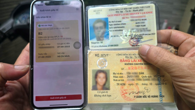 Hướng dẫn chuyển đổi Giấy phép lái xe bằng giấy bìa sang thẻ PET