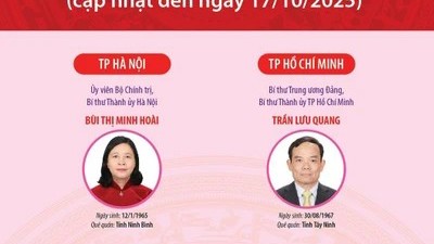 Danh sách 34 Bí thư Tỉnh ủy, Thành ủy nhiệm kỳ 2025-2030