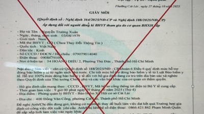 Thông tin hoàn trả 50% chi phí khám chữa bệnh do ảnh hưởng bão YAGI là giả mạo Thông tin hoàn trả 50% chi phí khám chữa bệnh do ảnh hưởng bão YAGI là giả mạo