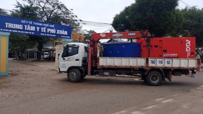 Xuất cấp thiết bị trong tình huống khẩn cấp hỗ trợ cơ sở y tế tại Huế Xuất cấp thiết bị trong tình huống khẩn cấp hỗ trợ cơ sở y tế tại Huế