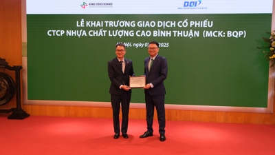 15 triệu cổ phiếu CTCP Nhựa chất lượng cao Bình Thuận chính thức giao dịch trên sàn UPCoM