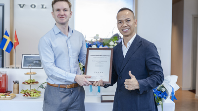 Xưởng dịch vụ Volvo tại Việt Nam đạt chứng nhận Volvo Personal Service toàn cầu