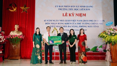 Nestlé trao tặng phòng máy tính giúp học sinh tiếp cận công nghệ