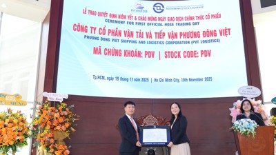 Công ty Cổ phần Vận tải và Tiếp vận Phương Đông Việt đưa cổ phiếu PDV niêm yết và giao dịch trên HOSE Công ty Cổ phần Vận tải và Tiếp vận Phương Đông Việt đưa cổ phiếu PDV niêm yết và giao dịch trên HOSE