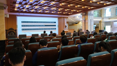 HNX tiếp đoàn sinh viên Khoa Tài chính Ngân hàng, Trường Đại học Lâm Nghiệp