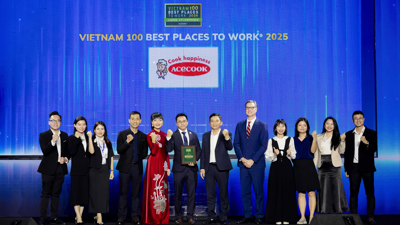 Acecook Việt Nam 10 năm liên tiếp vào top 100 nơi làm việc tốt nhất