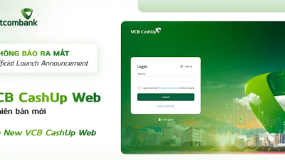 Vietcombank ra mắt phiên bản web dành cho khách hàng doanh nghiệp
