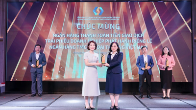 Vietcombank tiếp tục được VSDC vinh danh 