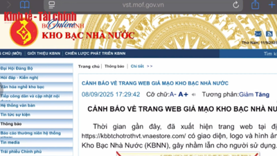 VIDEO: Cảnh báo trang web giả mạo cổng thông tin điện tử của Kho bạc Nhà nước