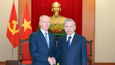 Tổng Bí thư Tô Lâm tiếp Trợ lý Tổng thống, Chủ tịch Hội đồng Biển Liên bang Nga