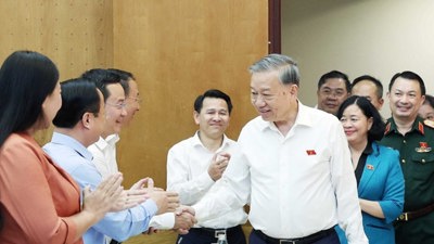 Tổng Bí thư Tô Lâm tiếp xúc cử tri thành phố Hà Nội trước Kỳ họp thứ Mười, Quốc hội khóa XV