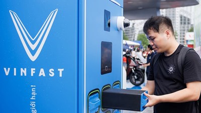 Trạm đổi pin xe máy điện: Mô hình thiết thực, hiệu quả