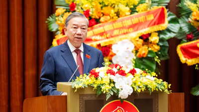 Bài phát biểu của Tổng Bí thư Tô Lâm tại Đại hội đại biểu Đảng bộ Quốc hội lần thứ nhất