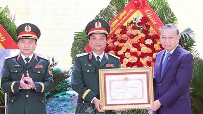 Tổng Bí thư Tô Lâm dự Lễ kỷ niệm 80 năm Ngày truyền thống Lực lượng vũ trang Quân khu 4