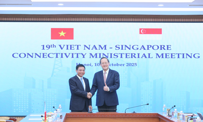 Chùm ảnh: Hội nghị Bộ trưởng về Kết nối kinh tế Việt Nam - Singapore 