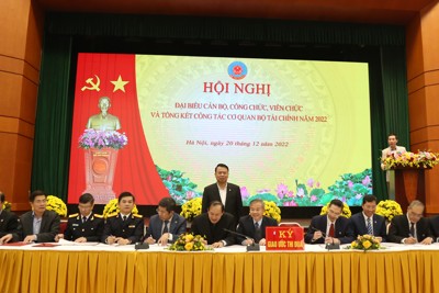 Cán bộ, công chức, viên chức ngành Tài chính thi đua thực hiện thắng lợi nhiệm vụ năm 2023