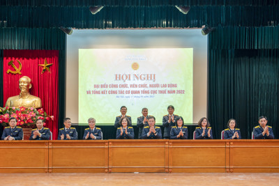 Ngành Thuế ký kết giao ước thi đua, phấn đấu hoàn thành nhiệm vụ công tác năm 2023