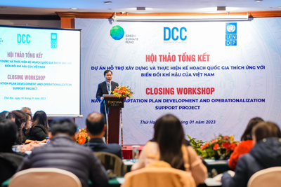 Hỗ trợ xây dựng, thực hiện Kế hoạch quốc gia về thích ứng với biến đổi khí hậu 