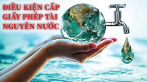 Điều kiện cấp giấy phép thăm dò, khai thác, sử dụng tài nguyên nước