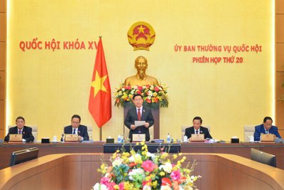 Khai mạc Phiên họp thứ 20 của Ủy ban Thường vụ Quốc 