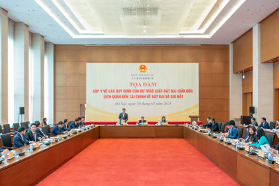 Cần khơi thông chính sách tài chính về đất đai và giá đất